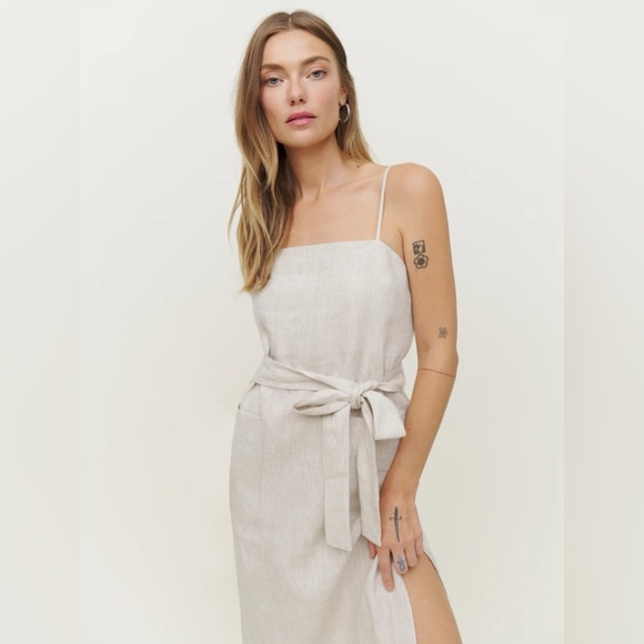NWT Reformation Daphne Linen Dress XS - Picture 2 of 5